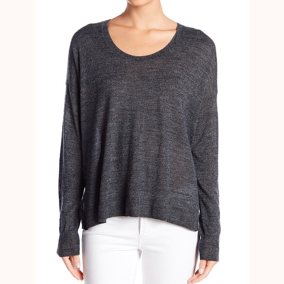 Madewell Sweaters - MADEWELL Southstar Wool Sweater Heather Ebony